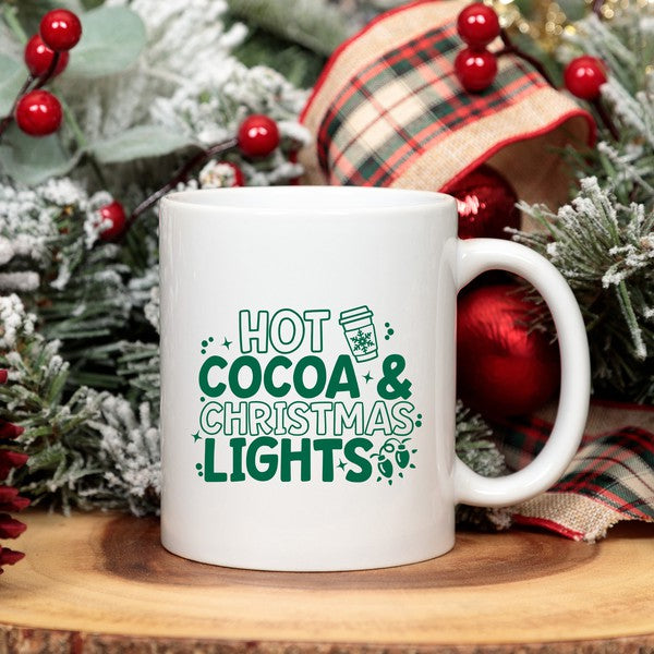 Hot Cocoa And Christmas Lights - Tigbul's Variety Fashion Shop