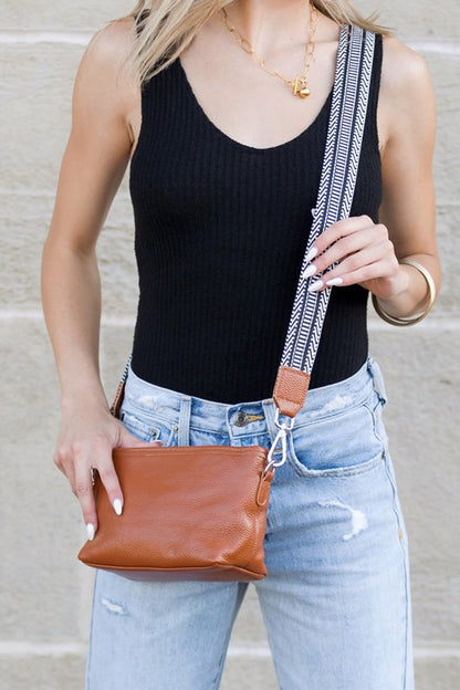 Aria Leather Compact Crossbody - Tigbul's Variety Fashion Shop
