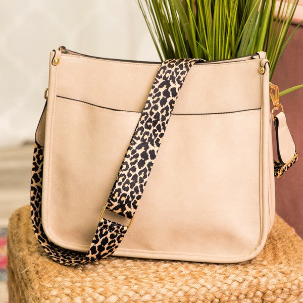 Crossbody Handbag Purse Leopard Animal Strap - Tigbul's Variety Fashion Shop