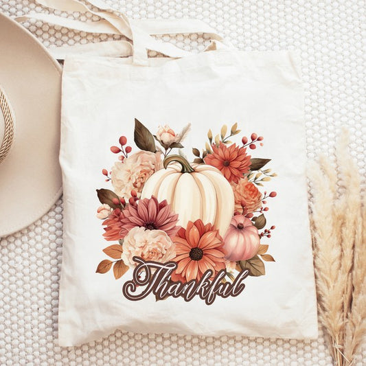 Thankful Pumpkin Floral - Tigbul's Variety Fashion Shop