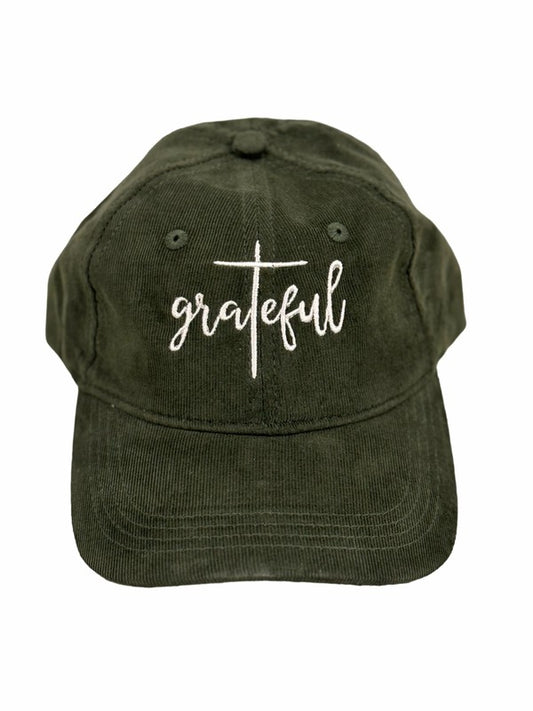 Grateful Corduroy Dad Cap Baseball Cap - Tigbul's Variety Fashion Shop