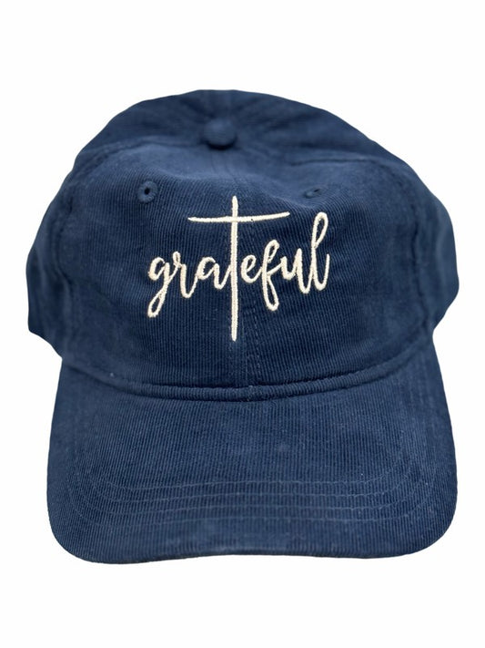 Grateful Corduroy Dad Cap Baseball Cap - Tigbul's Variety Fashion Shop