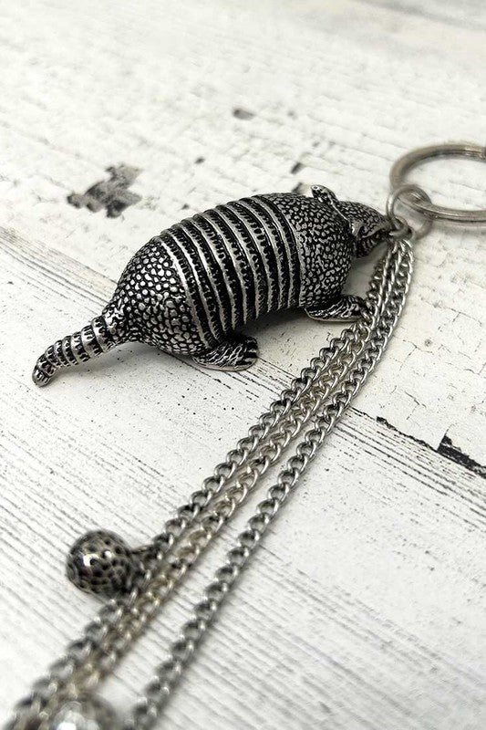 Vintage Armadillos Metal Keychain - Tigbul's Variety Fashion Shop