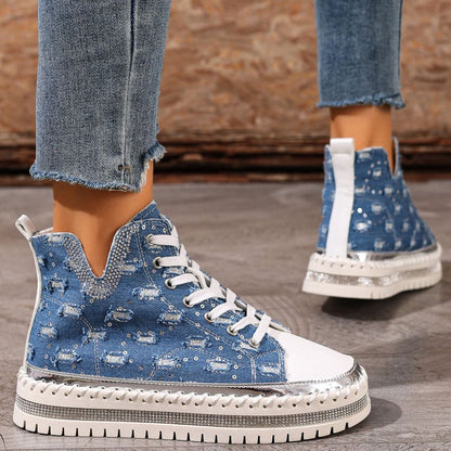 Lace Up Platform Sneakers | Tigbuls Variety Fashion Shop