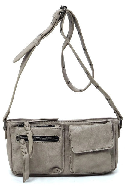 Fashion Buckle Strap Crossbody Bag - Tigbul's Variety Fashion Shop