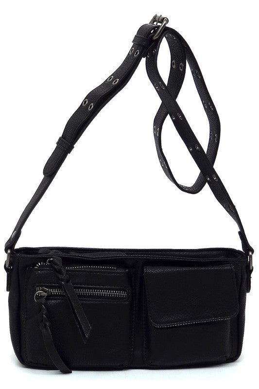 Fashion Buckle Strap Crossbody Bag - Tigbul's Variety Fashion Shop