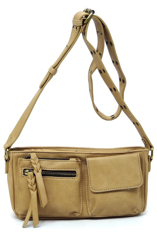 Fashion Buckle Strap Crossbody Bag - Tigbul's Variety Fashion Shop