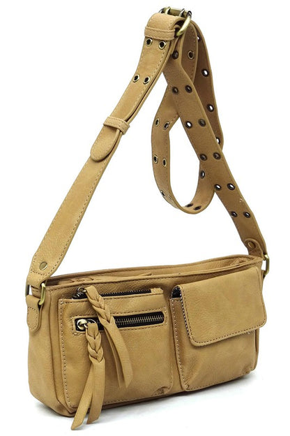 Fashion Buckle Strap Crossbody Bag - Tigbul's Variety Fashion Shop