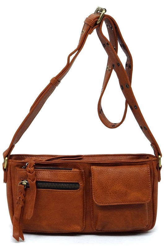 Fashion Buckle Strap Crossbody Bag - Tigbul's Variety Fashion Shop