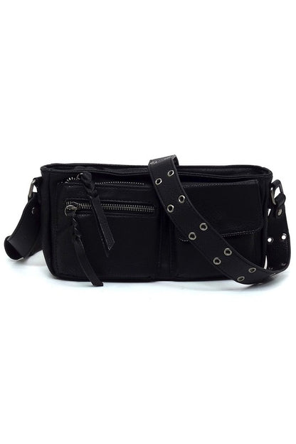 Fashion Buckle Strap Crossbody Bag - Tigbul's Variety Fashion Shop