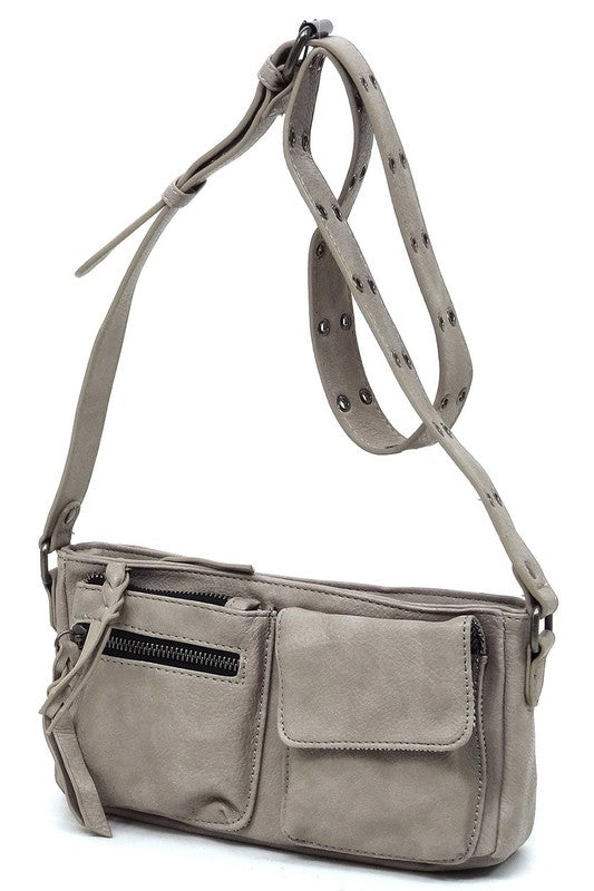 Fashion Buckle Strap Crossbody Bag - Tigbul's Variety Fashion Shop