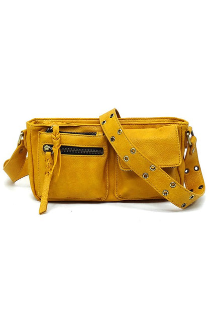 Fashion Buckle Strap Crossbody Bag - Tigbul's Variety Fashion Shop