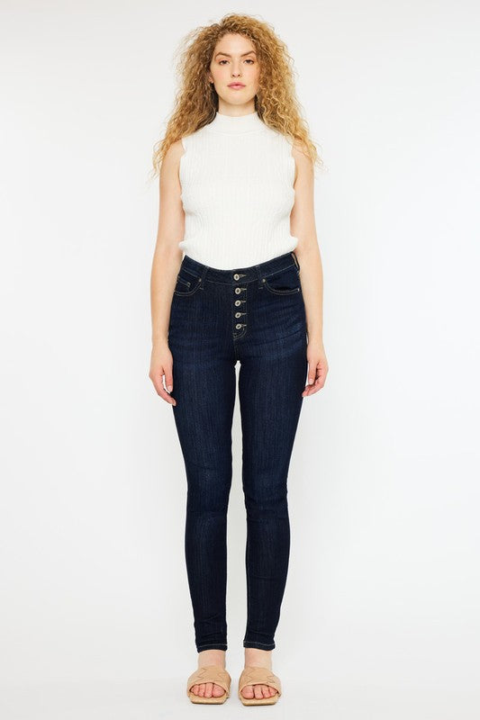 Curvy Fit High Rise Super Skinny Jeans - Tigbuls Variety Fashion