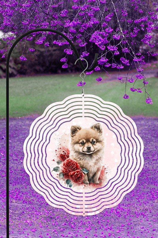 Love Pomeranian Garden Wind Spinner - Tigbul's Variety Fashion Shop