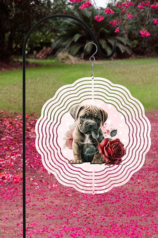 Love Boxer Pup Garden Wind Spinner - Tigbul's Variety Fashion Shop