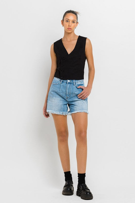 Super High Rise Pleats Shorts - Tigbuls Variety Fashion