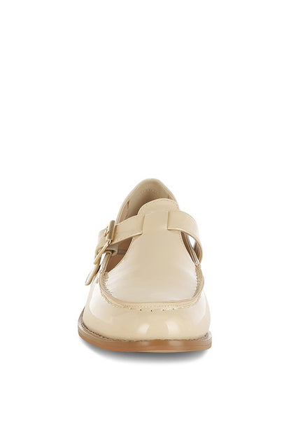 Swenson Patent Pleather Mary Jane Loafers - Tigbul's Variety Fashion Shop