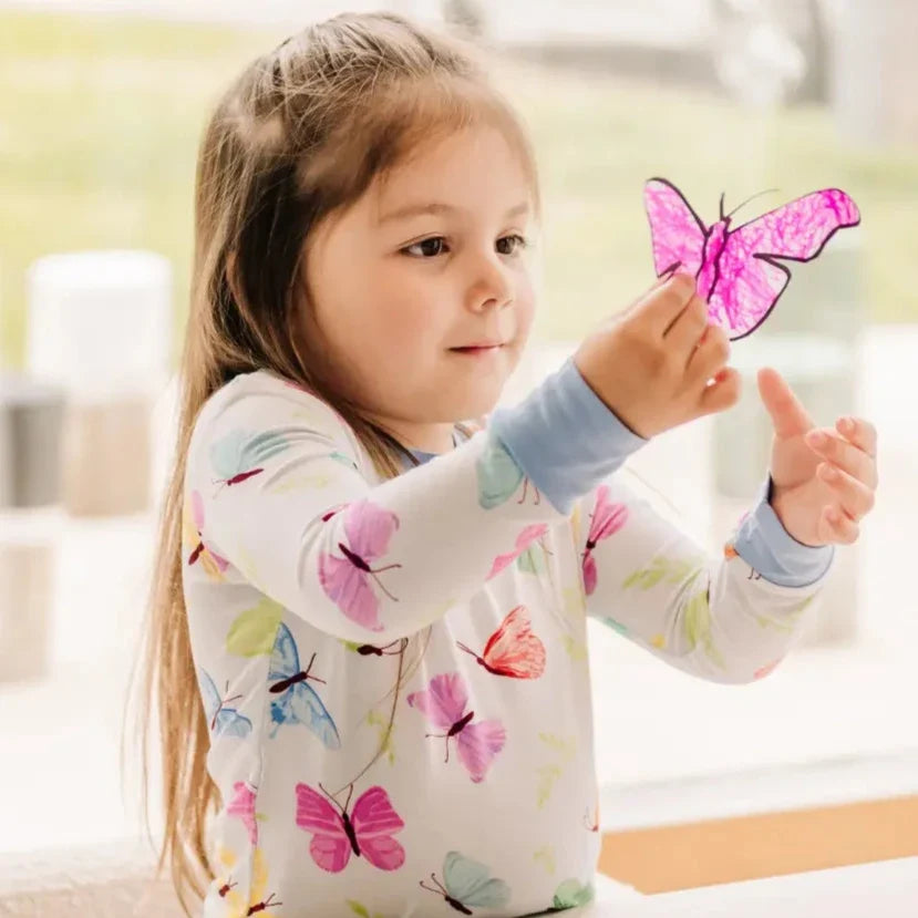 Blossoming Butterfly Pajamas - Tigbul's Variety Fashion Shop