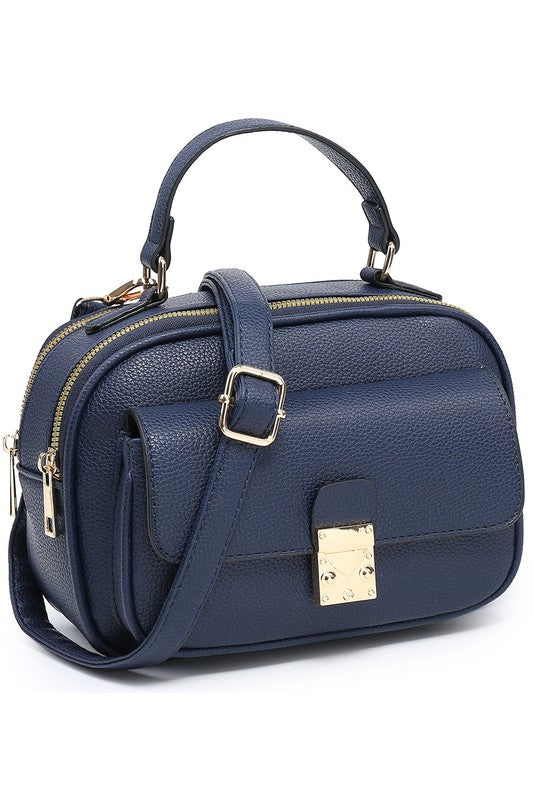 Top Handle Crossbody Bag - Tigbul's Variety Fashion Shop