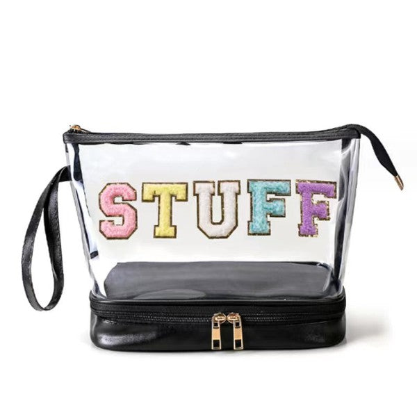 STUFF Make up Cosmetic Bag Travel Organizer Case - Tigbul's Variety Fashion Shop