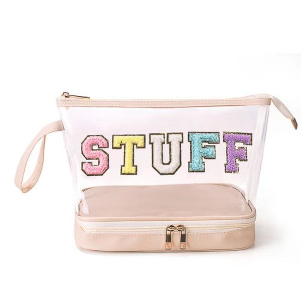 STUFF Make up Cosmetic Bag Travel Organizer Case - Tigbul's Variety Fashion Shop