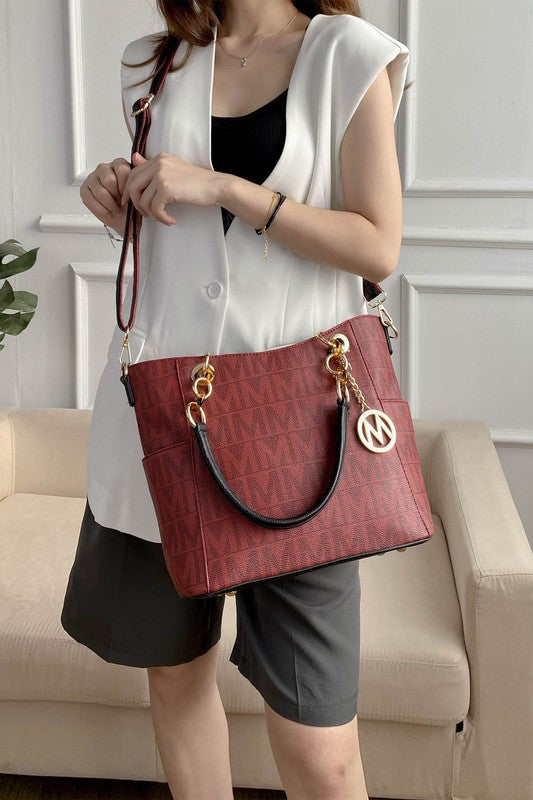 MKF Kissaten Milan M Signature Tote by Mia K - Tigbul's Variety Fashion Shop