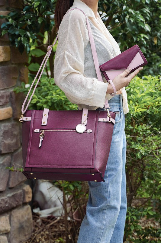 MKF Collection Andrys Tote Bag by Mia k - Tigbul's Variety Fashion Shop