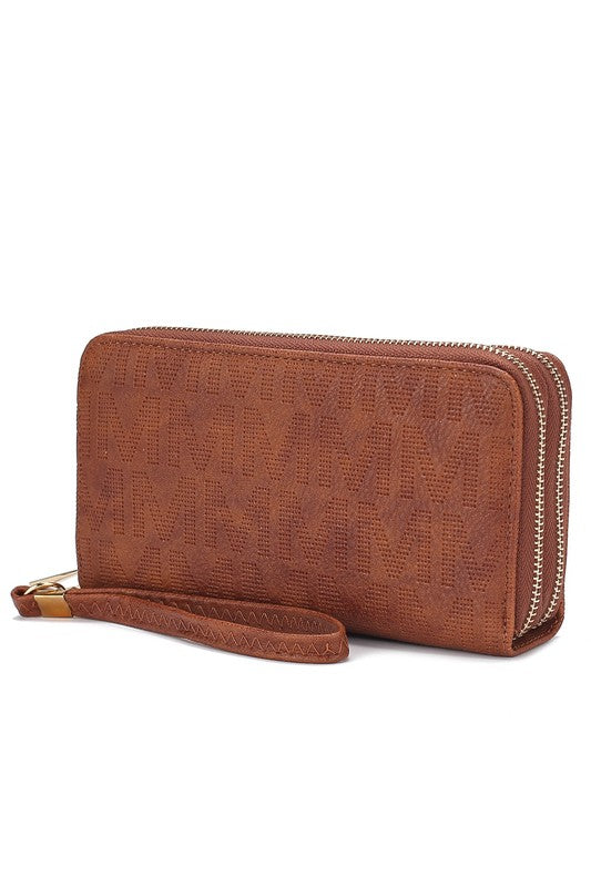MKF Lisbette Embossed M Signature Wallet by Mia K - Tigbul's Variety Fashion Shop
