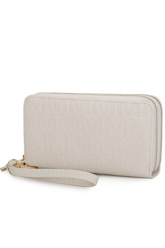MKF Lisbette Embossed M Signature Wallet by Mia K - Tigbul's Variety Fashion Shop