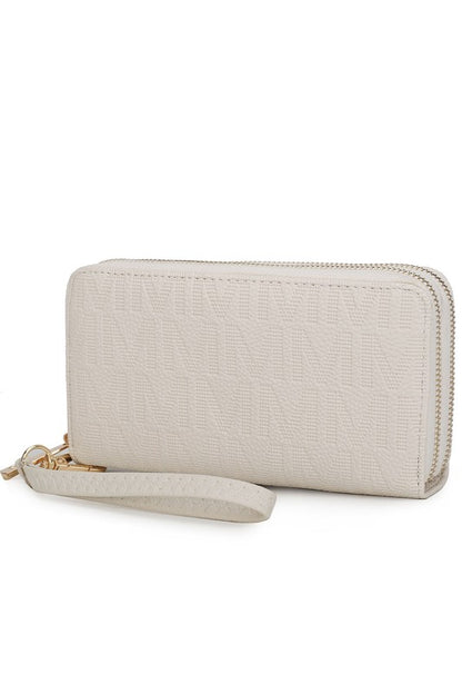 MKF Lisbette Embossed M Signature Wallet by Mia K - Tigbul's Variety Fashion Shop