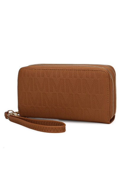 MKF Lisbette Embossed M Signature Wallet by Mia K - Tigbul's Variety Fashion Shop