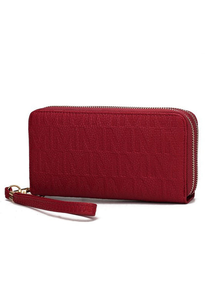 MKF Lisbette Embossed M Signature Wallet by Mia K - Tigbul's Variety Fashion Shop