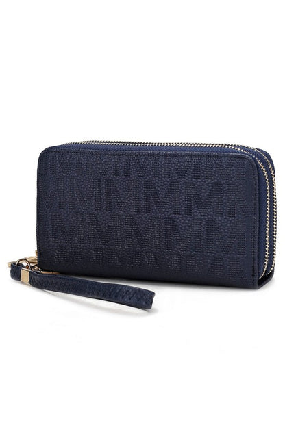 MKF Lisbette Embossed M Signature Wallet by Mia K - Tigbul's Variety Fashion Shop