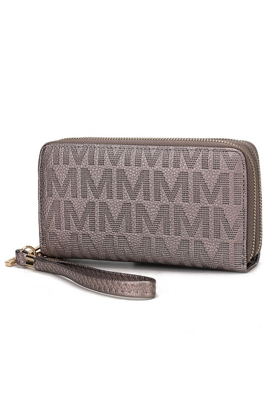 MKF Lisbette Embossed M Signature Wallet by Mia K - Tigbul's Variety Fashion Shop