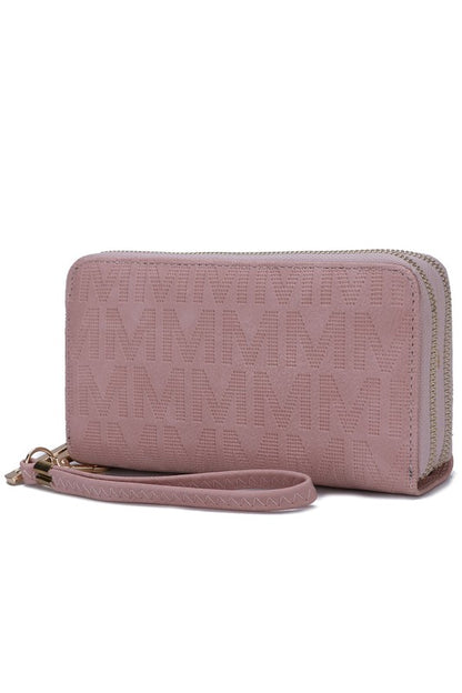 MKF Lisbette Embossed M Signature Wallet by Mia K - Tigbul's Variety Fashion Shop