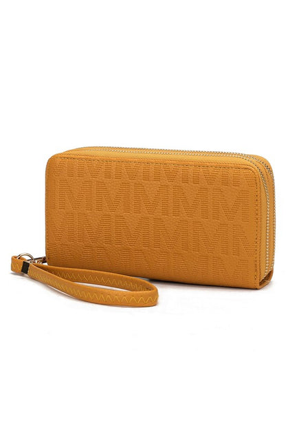 MKF Lisbette Embossed M Signature Wallet by Mia K - Tigbul's Variety Fashion Shop