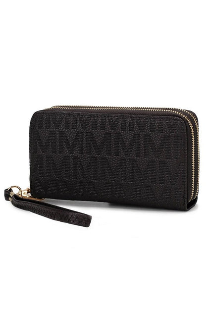 MKF Lisbette Embossed M Signature Wallet by Mia K - Tigbul's Variety Fashion Shop