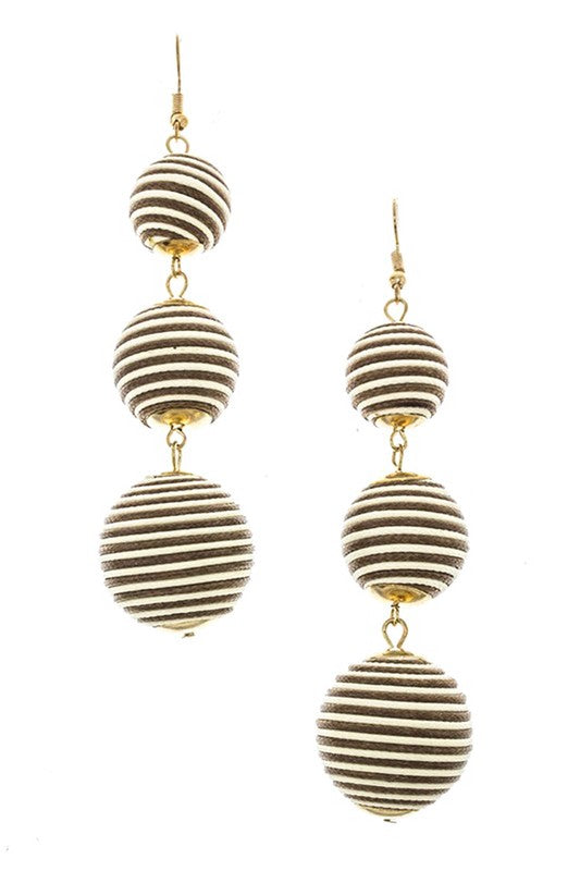 Ball Drop Earrings - Tigbul's Variety Fashion Shop