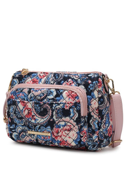 MKF Collection Rosalie Botanical Pattern Crossbody - Tigbul's Variety Fashion Shop