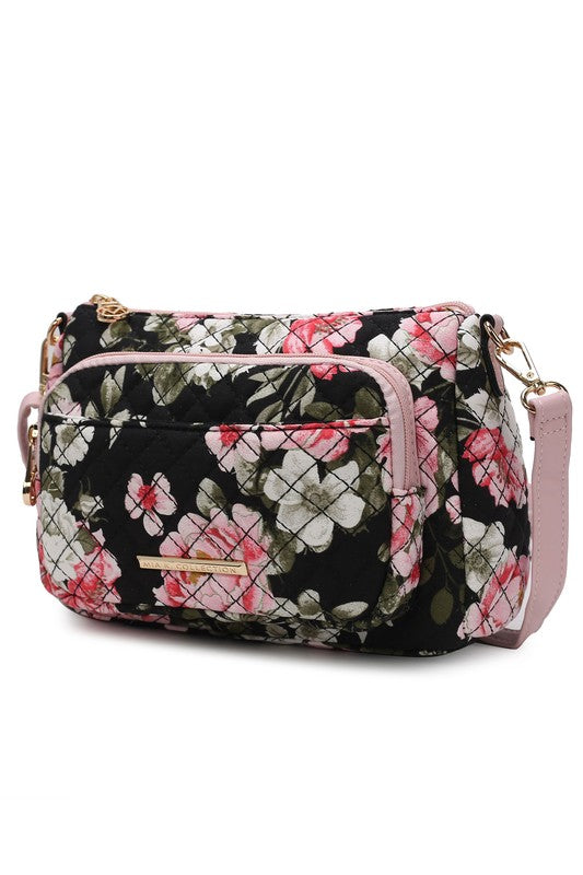 MKF Collection Rosalie Botanical Pattern Crossbody - Tigbul's Variety Fashion Shop