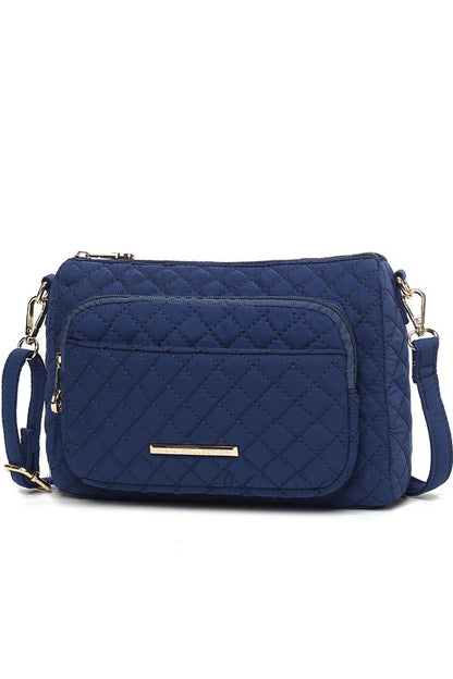 MKF Collection Rosalie Solid Quilted Shoulder Bag - Tigbul's Variety Fashion Shop