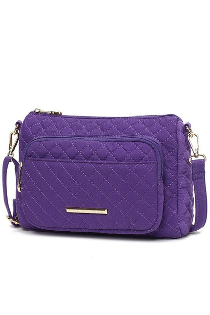 MKF Collection Rosalie Solid Quilted Shoulder Bag - Tigbul's Variety Fashion Shop