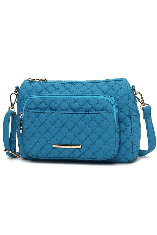 MKF Collection Rosalie Solid Quilted Shoulder Bag - Tigbul's Variety Fashion Shop