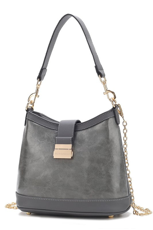 MKF Collection Pilar Vegan Leather Shoulder Bag - Tigbul's Variety Fashion Shop