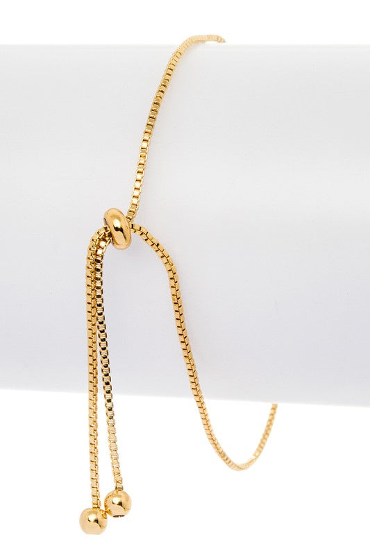 CZ Eternity Sign Bolo String Bracelet - Tigbul's Variety Fashion Shop