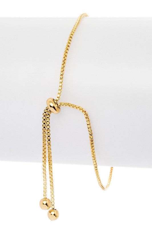 CZ Pave Eternity Sign Bolo Bracelet - Tigbul's Variety Fashion Shop
