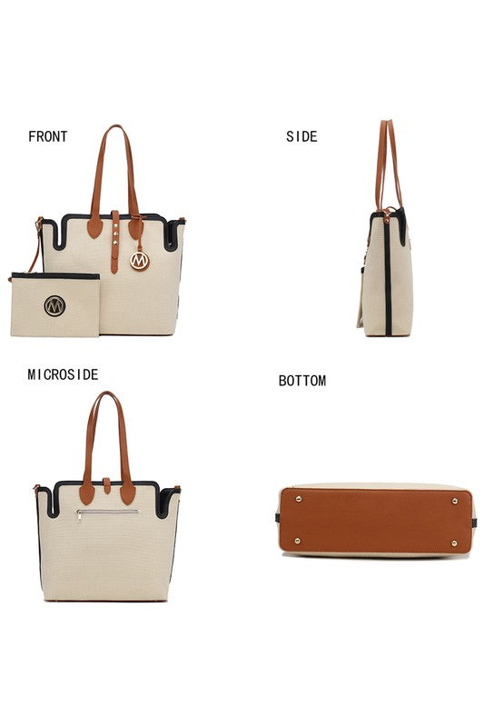 MKF Collection Juliana Oversize Tote & Wristlet - Tigbul's Variety Fashion Shop