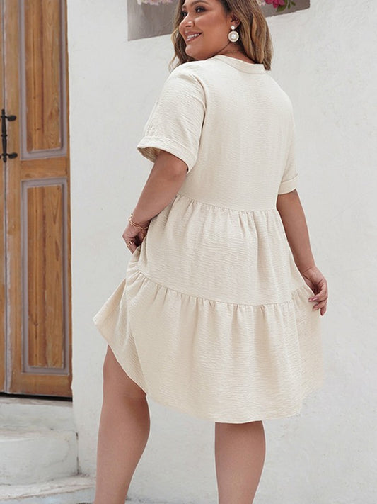 Plus Size Sandy Dress - Tigbul's Variety Fashion Shop