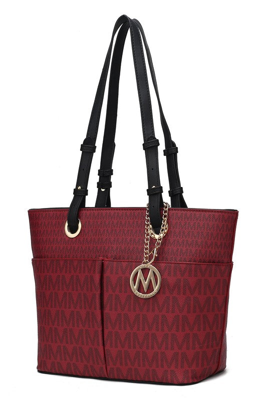 Mia K Fashion Collection Lori Printed Tote Bag Handbag - Tigbul's Variety Fashion Shop