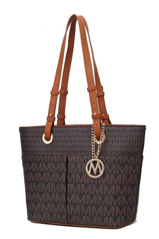 Mia K Fashion Collection Lori Printed Tote Bag Handbag - Tigbul's Variety Fashion Shop